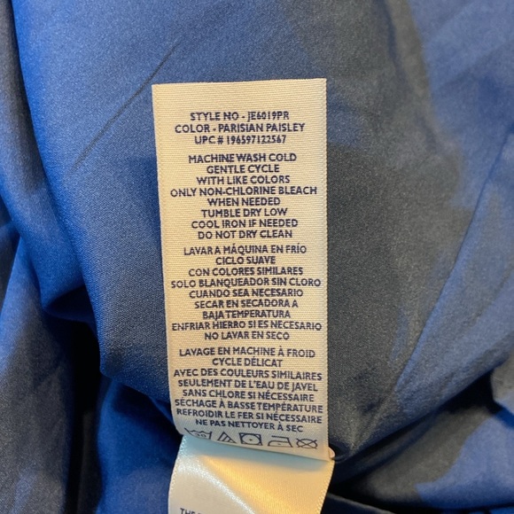 NWT Joie Women's Printed Long Sleeve Tiered Maxi Dress LARGE Parisian Paisley - Picture 13 of 13